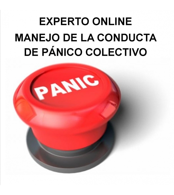 Experto en Manejo de la conducta de pánico colectivo Online Expte.341/14